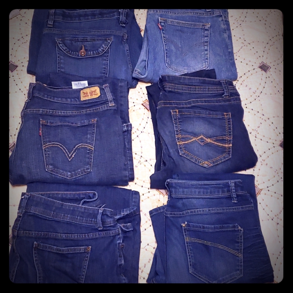 6 pairs of size 12 Jean's